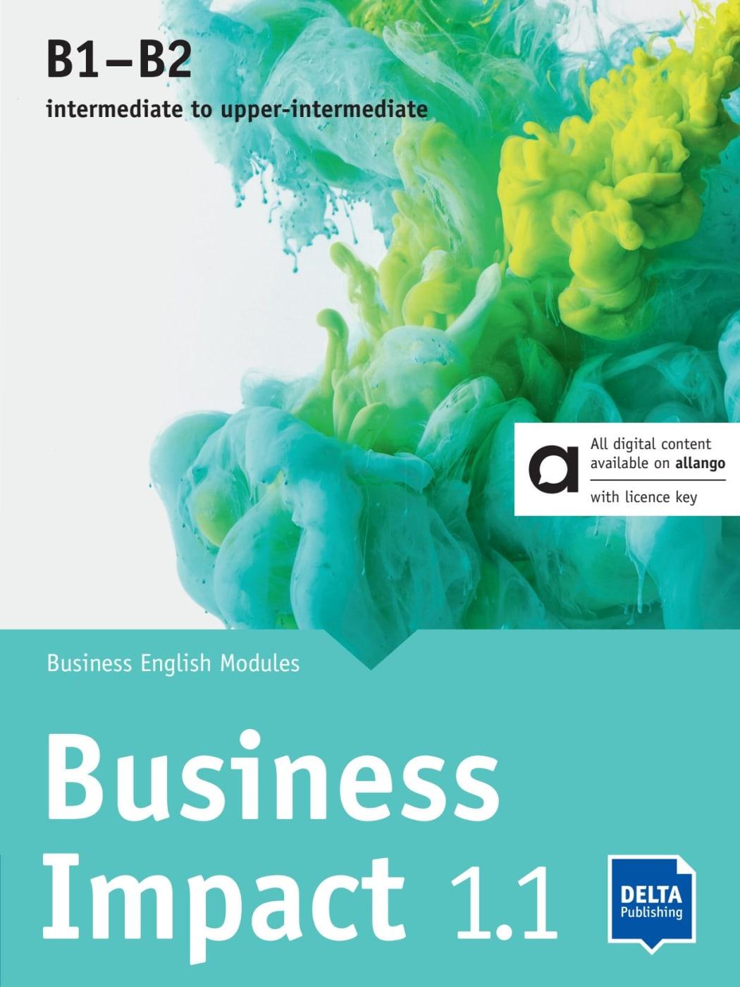 Vorderes Coverbild Business Impact 1.1 B1-B2 - Hybrid Edition allango