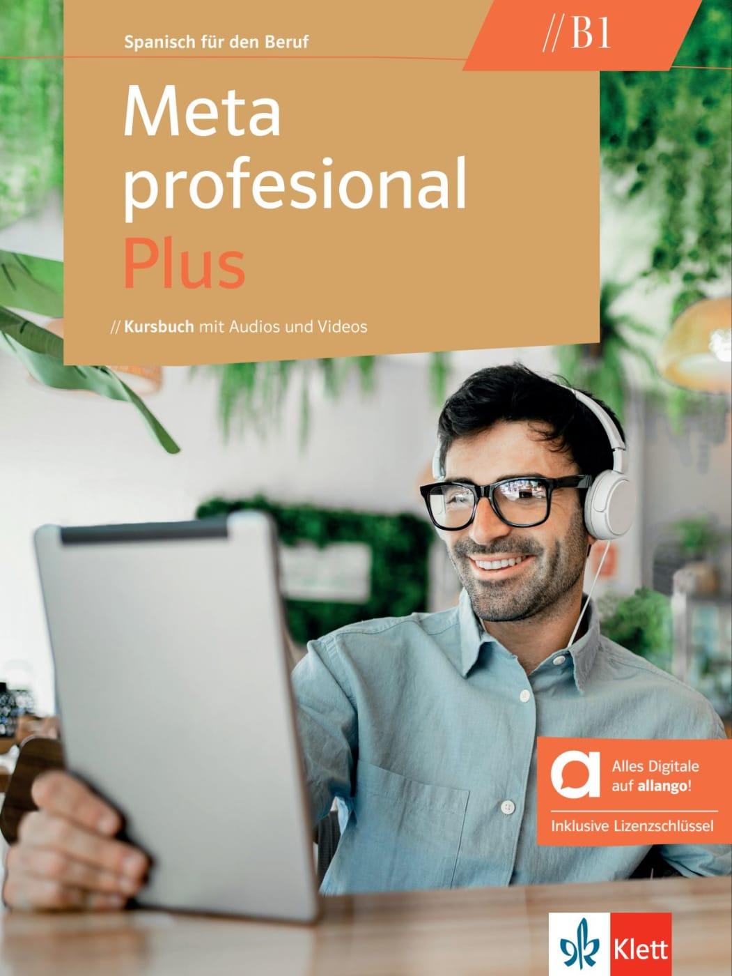 Vorderes Coverbild Meta profesional Plus B1 - Hybride Ausgabe allango
