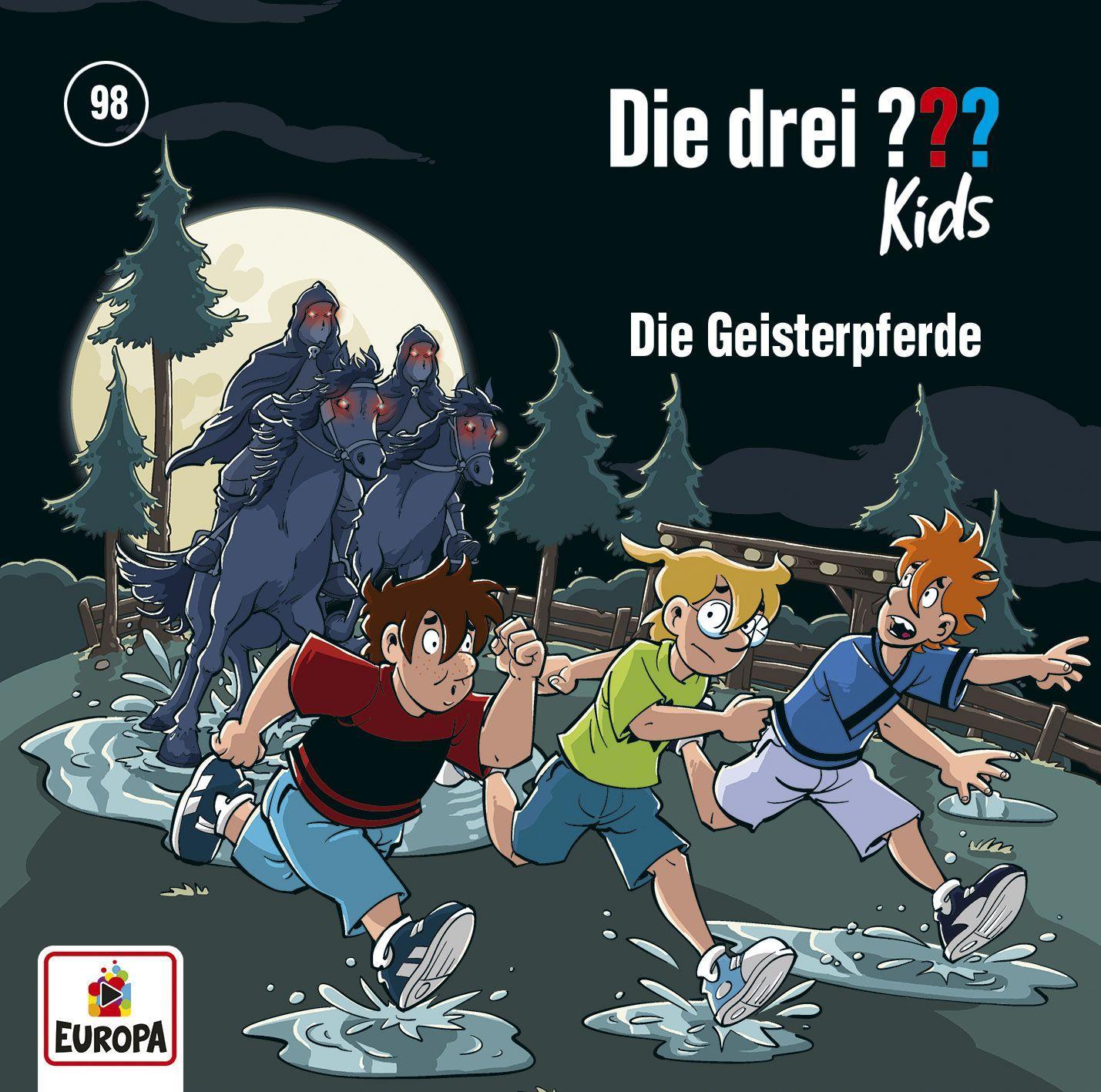 Vorderes Coverbild Die drei ??? Kids 98: Die Geisterpferde