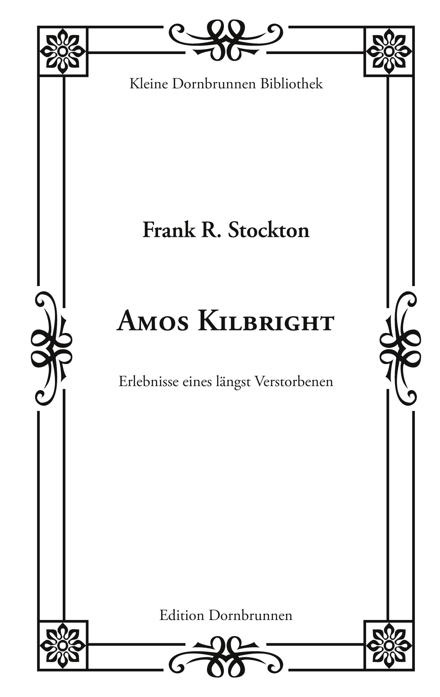 Vorderes Coverbild Amos Kilbright