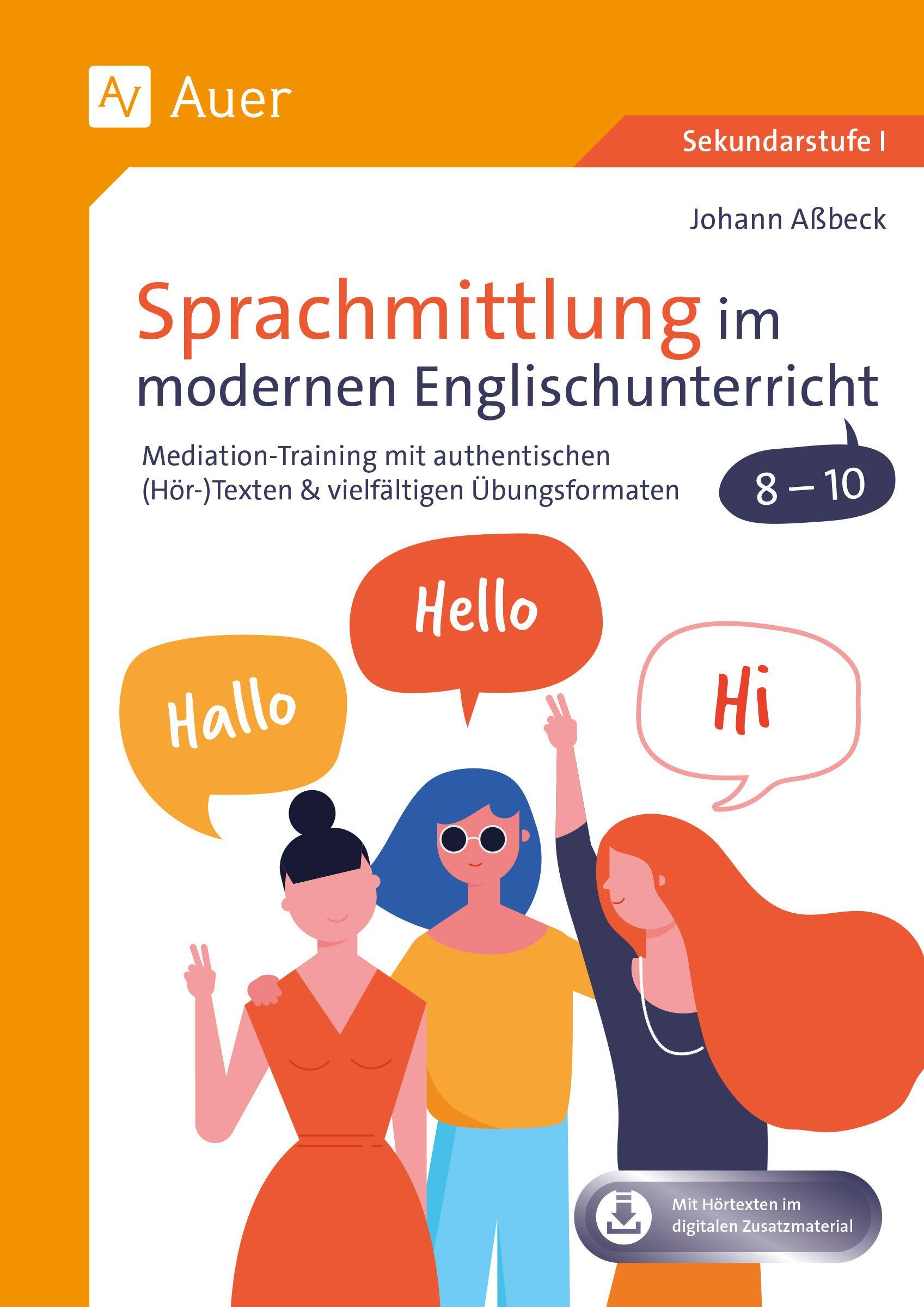 Vorderes Coverbild Sprachmittlung im modernen Englischunterricht 8-10