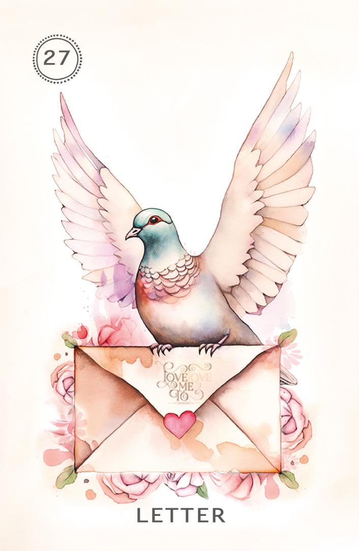 Beispielinhalt (Bild) Sweet Blossom Lenormand GB (English)