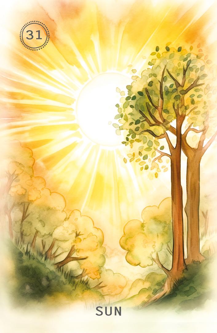 Beispielinhalt (Bild) Sweet Blossom Lenormand GB (English)