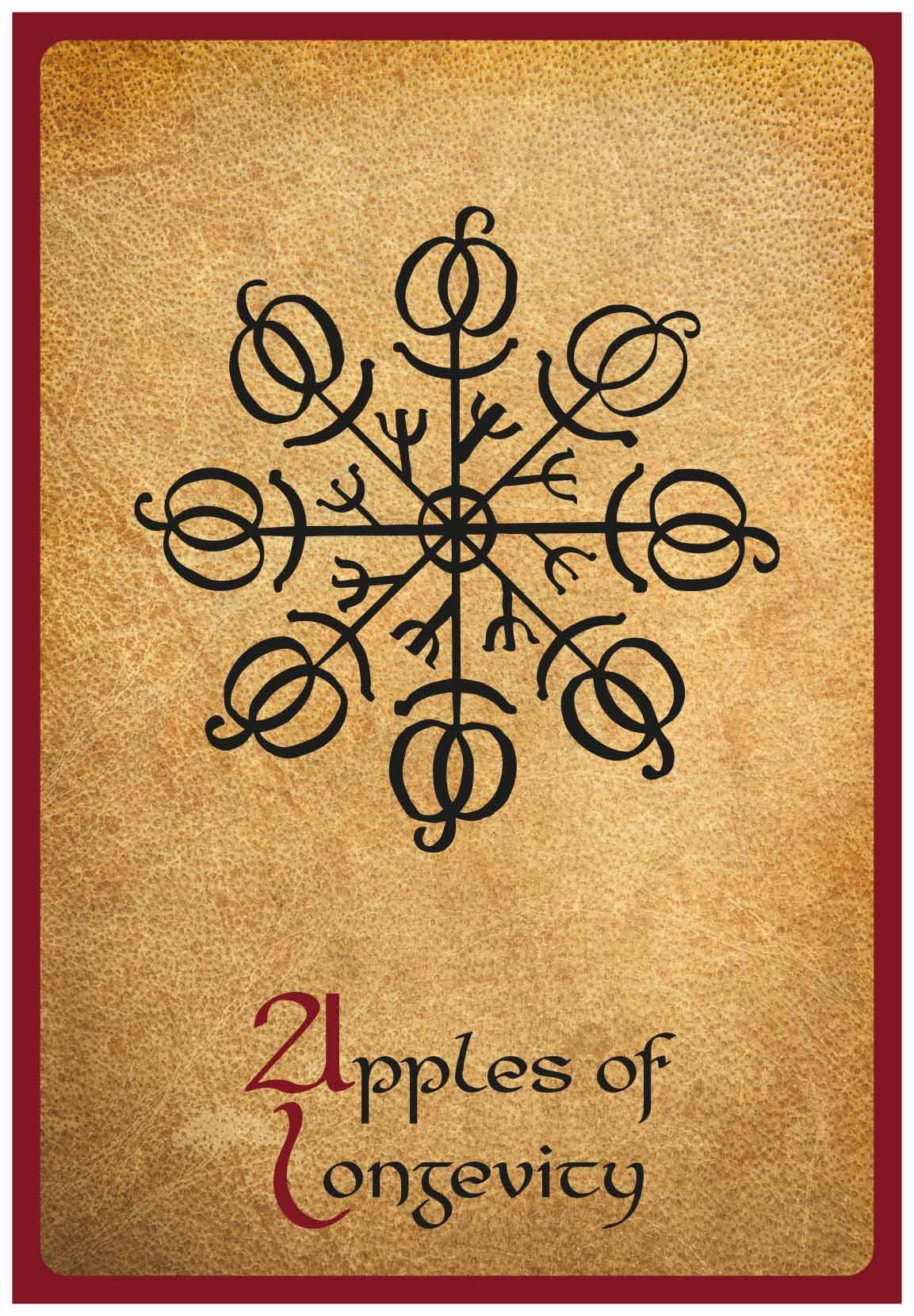 Beispielinhalt (Bild) Norse Magic (english oracle cards)