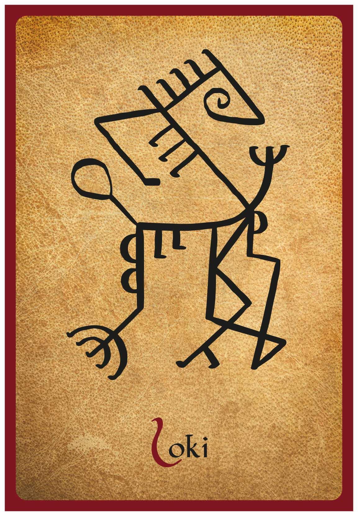 Beispielinhalt (Bild) Norse Magic (english oracle cards)