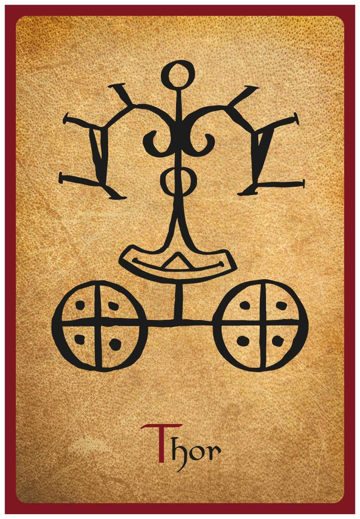 Beispielinhalt (Bild) Norse Magic (english oracle cards)