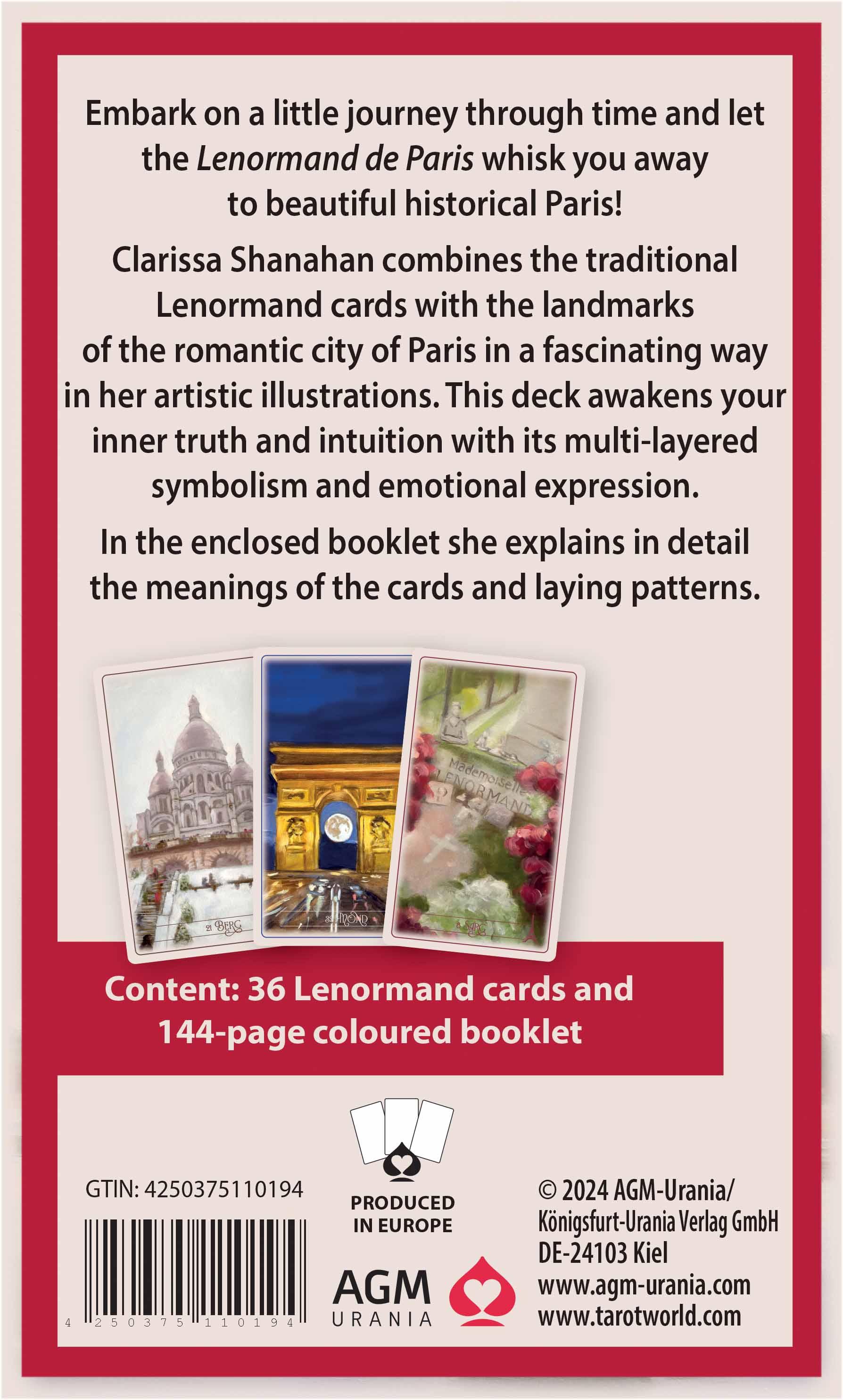 Rückseitencover Lenormand de Paris