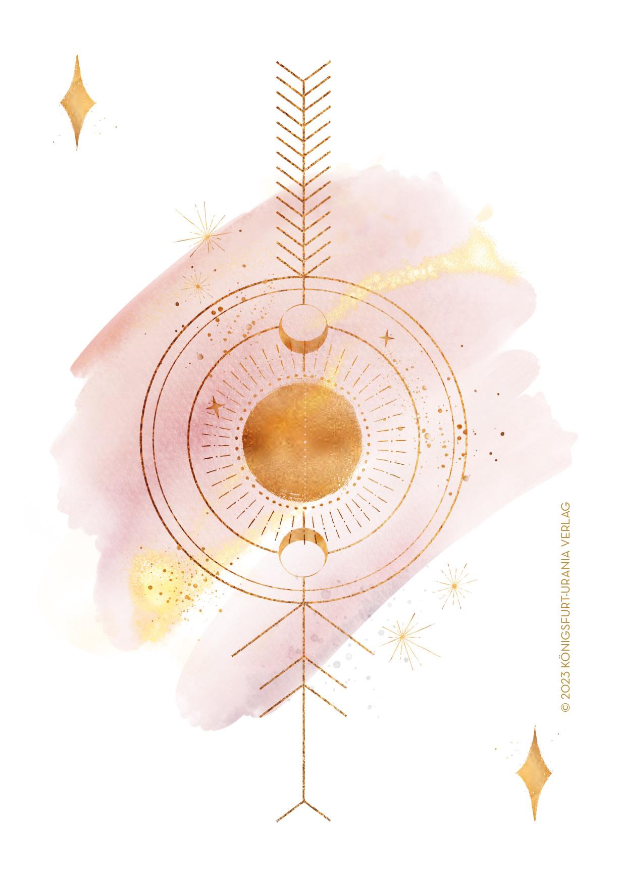 Beispielinhalt (Bild) Maya Astro Cards: 44 astrological oracle cards with booklet