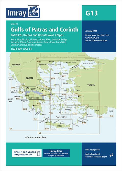 Vorderes Coverbild G13 Gulfs of Patras and Corinth