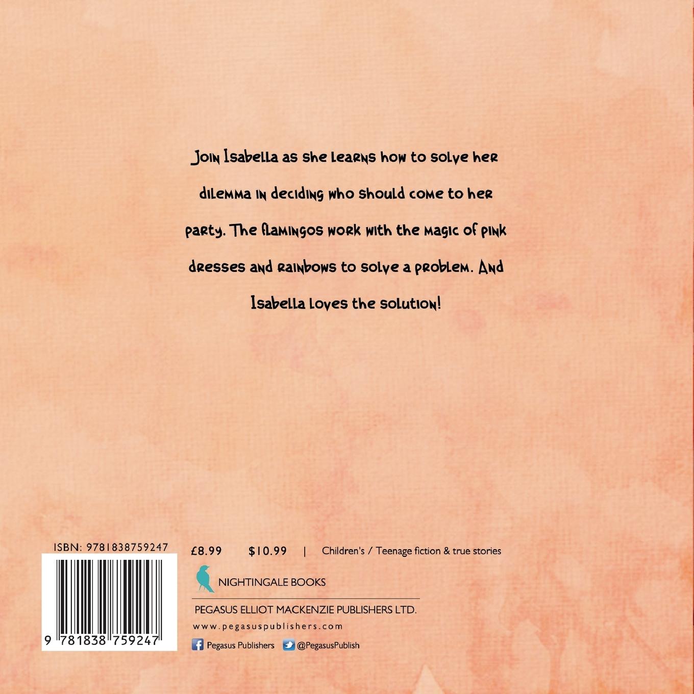 Rückseitencover Isabella and the Pink Flamingos