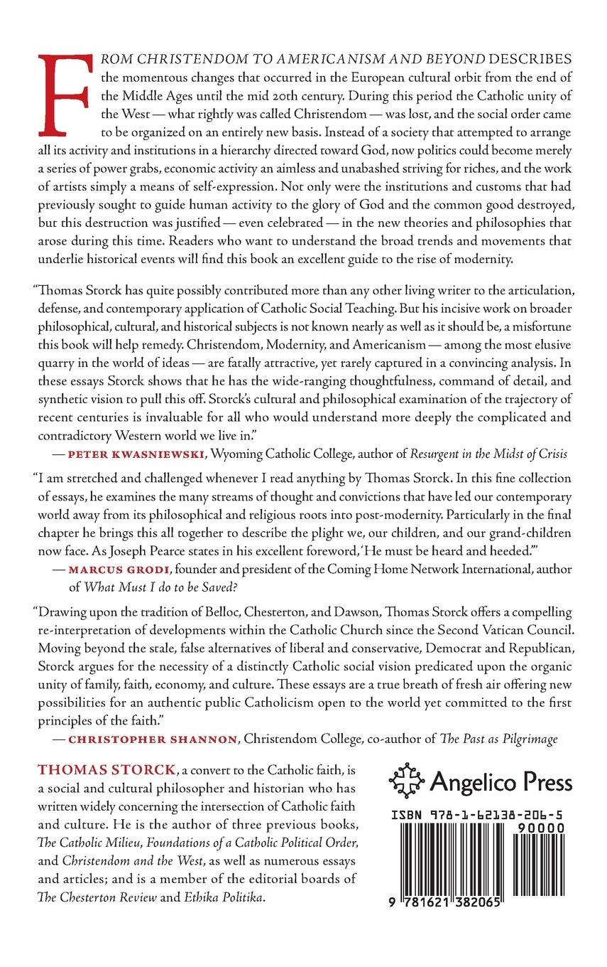 Rückseitencover From Christendom to Americanism and Beyond