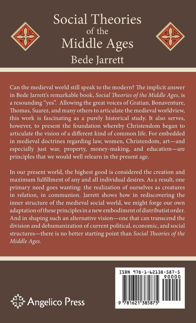 Rückseitencover Social Theories of the Middle Ages