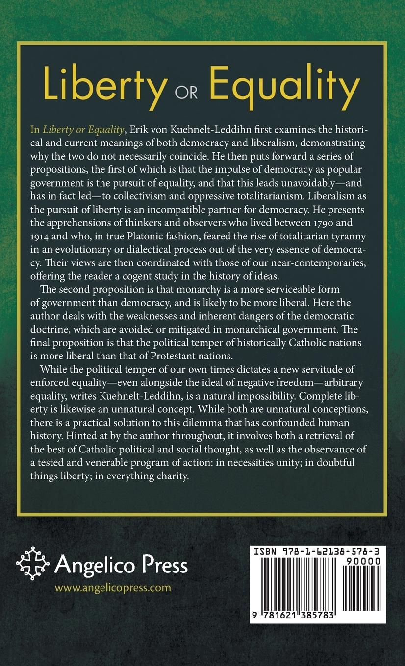 Rückseitencover Liberty or Equality