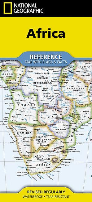 Vorderes Coverbild National Geographic Africa Map (Folded with Flags and Facts)