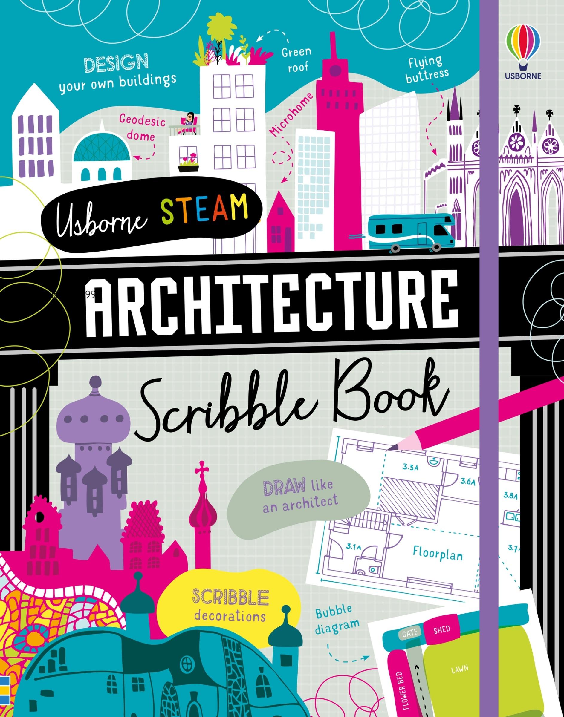 Vorderes Coverbild Architecture Scribble Book