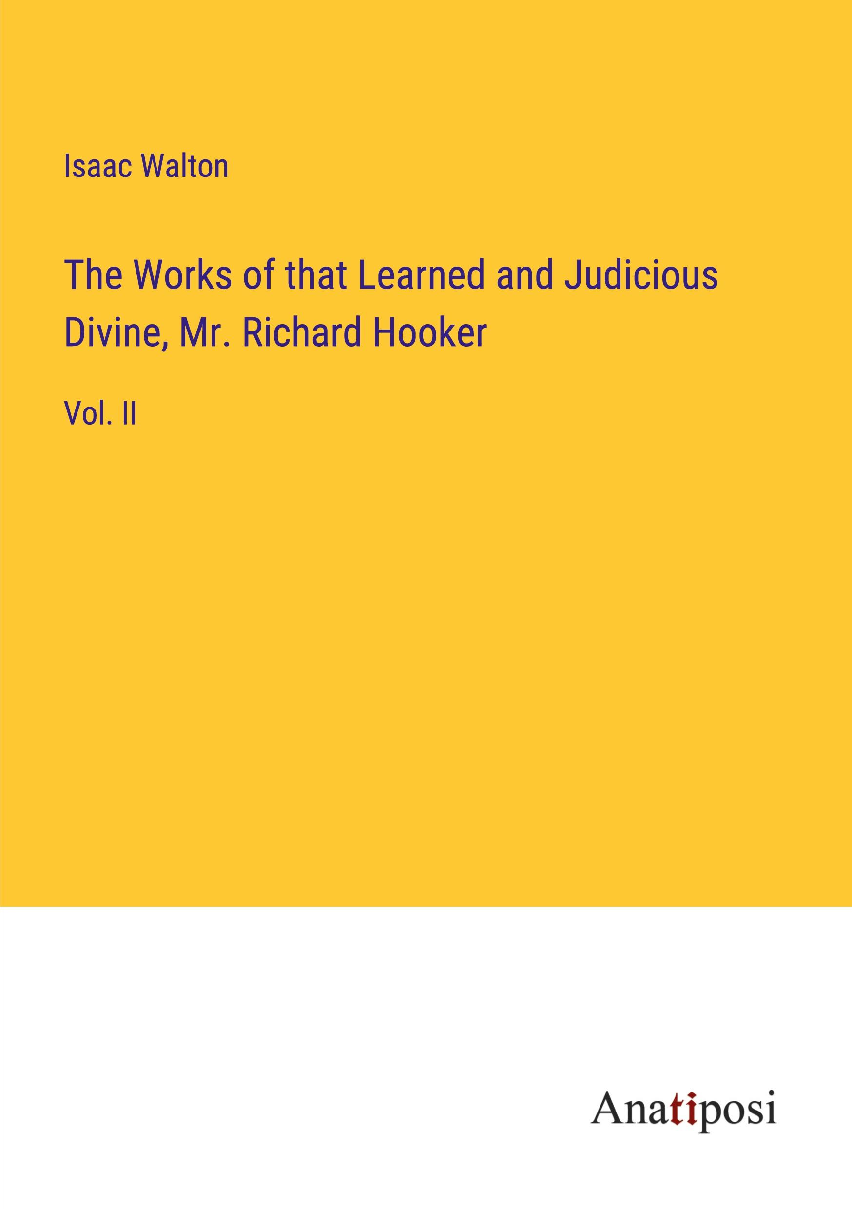 Vorderes Coverbild The Works of that Learned and Judicious Divine, Mr. Richard Hooker
