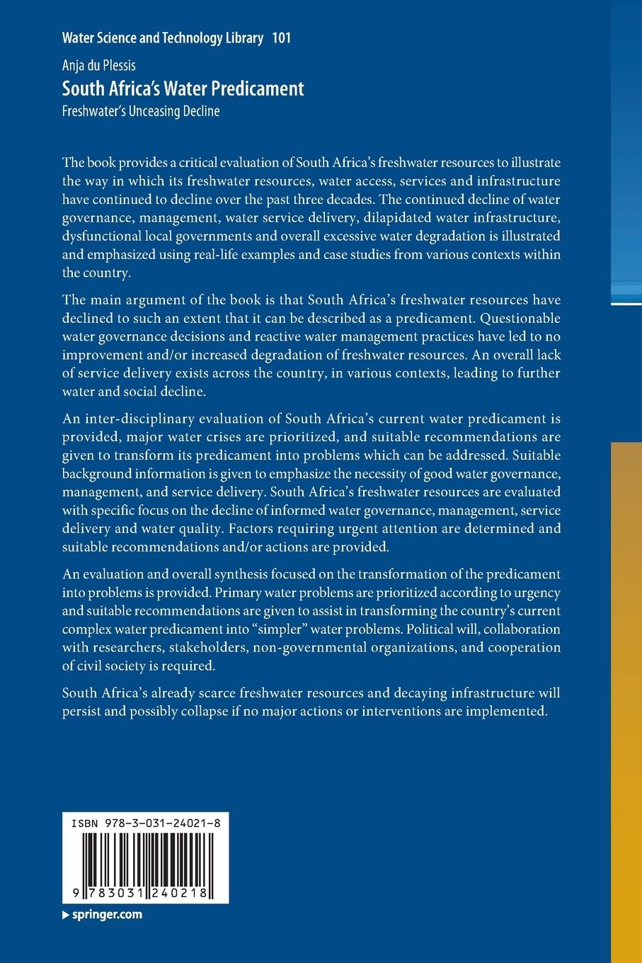 Rückseitencover South Africa's Water Predicament