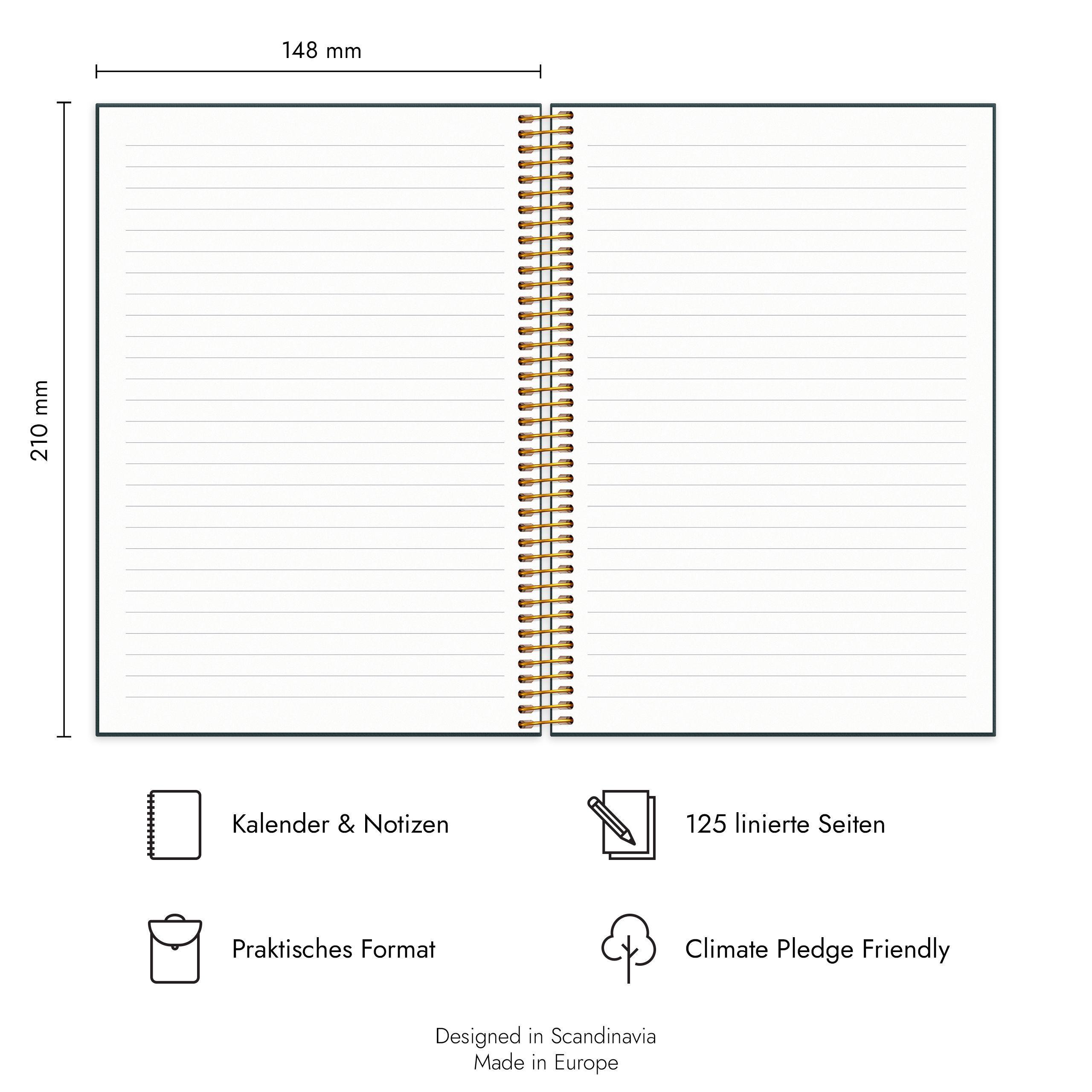 Beispielinhalt (Bild) Burde Organizer & Notes Schülerkalender 2024/2025