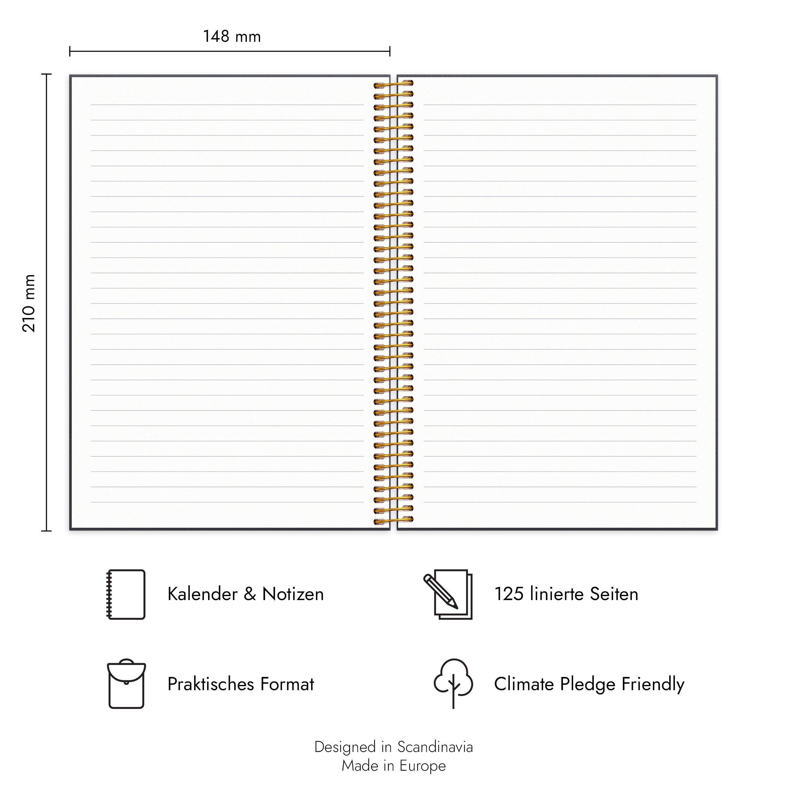 Beispielinhalt (Bild) Burde Organizer & Notes Schülerkalender 2024/2025