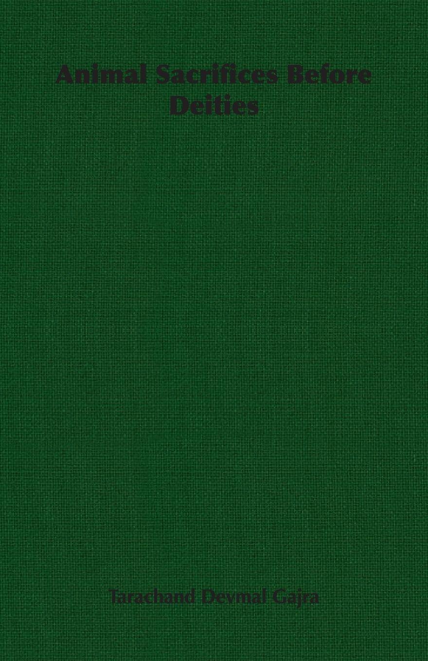 Vorderes Coverbild Animal Sacrifices Before Deities