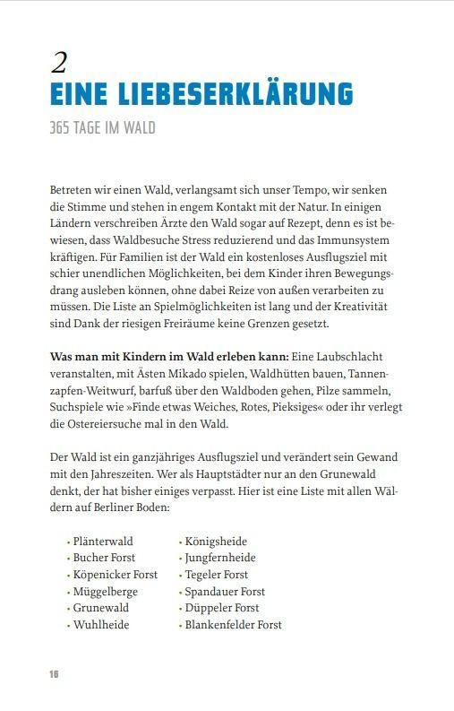 Beispielinhalt (Bild) Mit Kindern draußen in Berlin