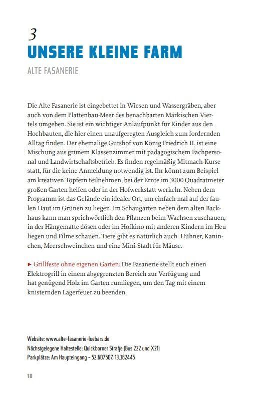 Beispielinhalt (Bild) Mit Kindern draußen in Berlin