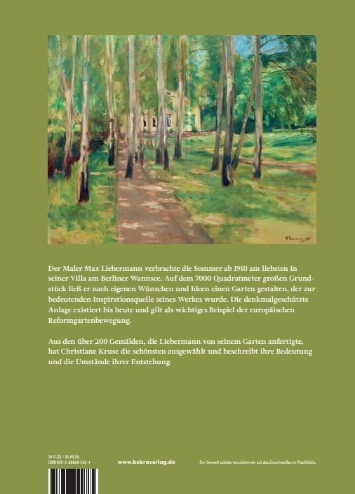 Rückseitencover Max Liebermann und sein Garten