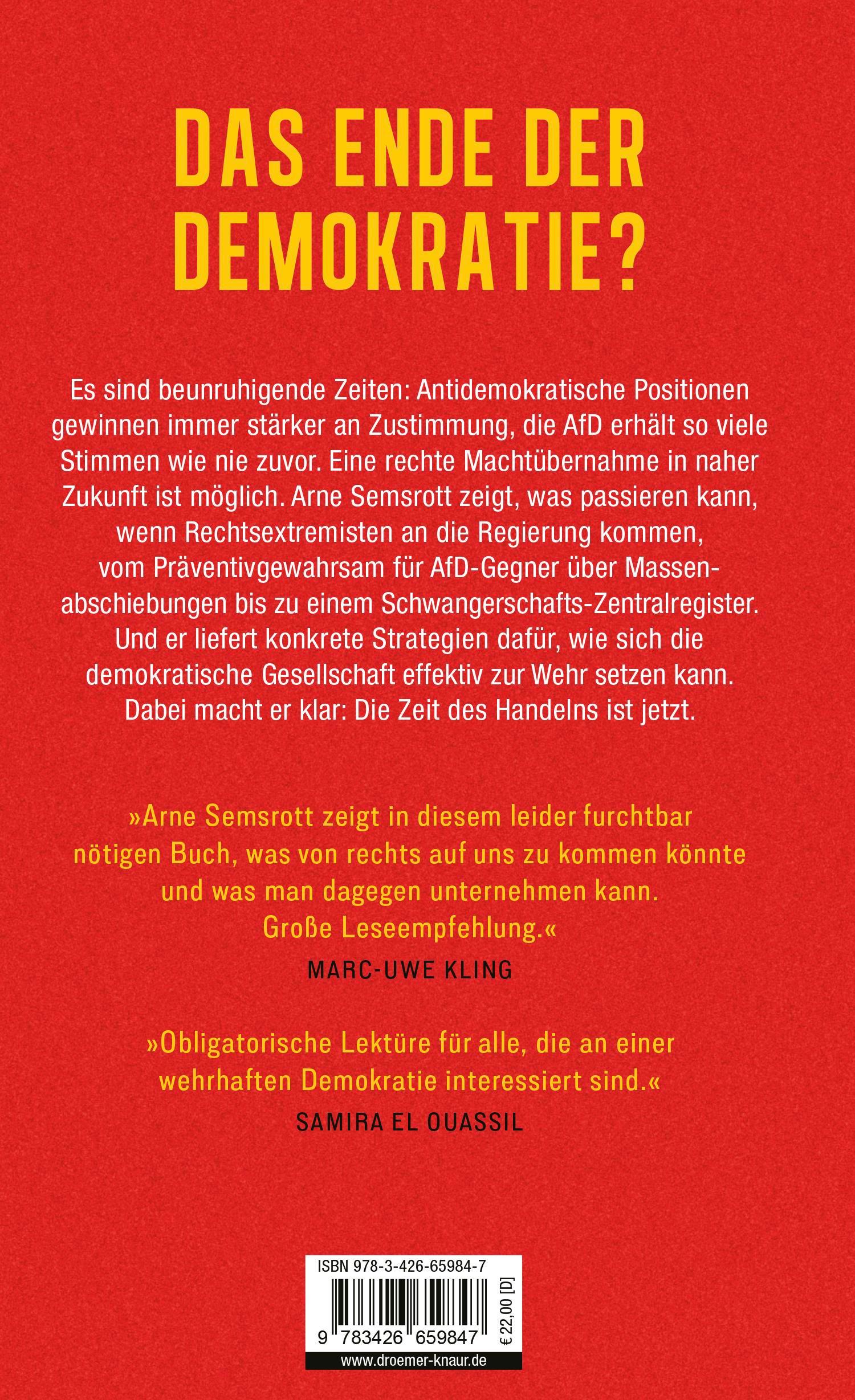 Rückseitencover Machtübernahme