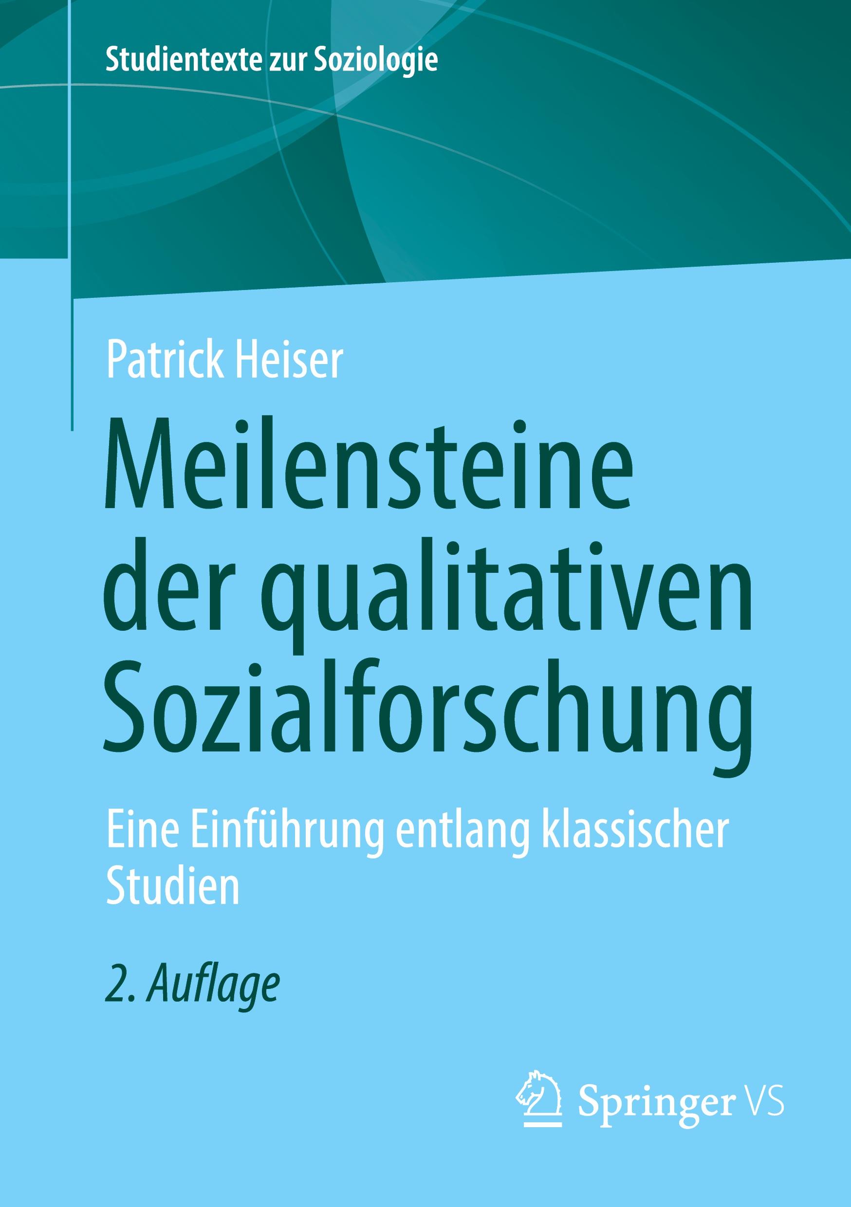 Vorderes Coverbild Meilensteine der qualitativen Sozialforschung