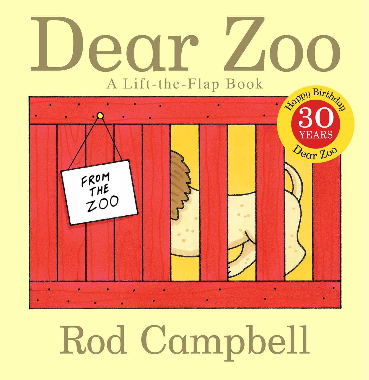 Vorderes Coverbild Dear Zoo