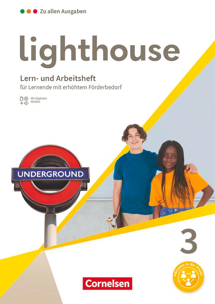 Vorderes Coverbild Lighthouse Band 3: 7. Schuljahr - Lern- und Arbeitsheft mit digitalen Medien