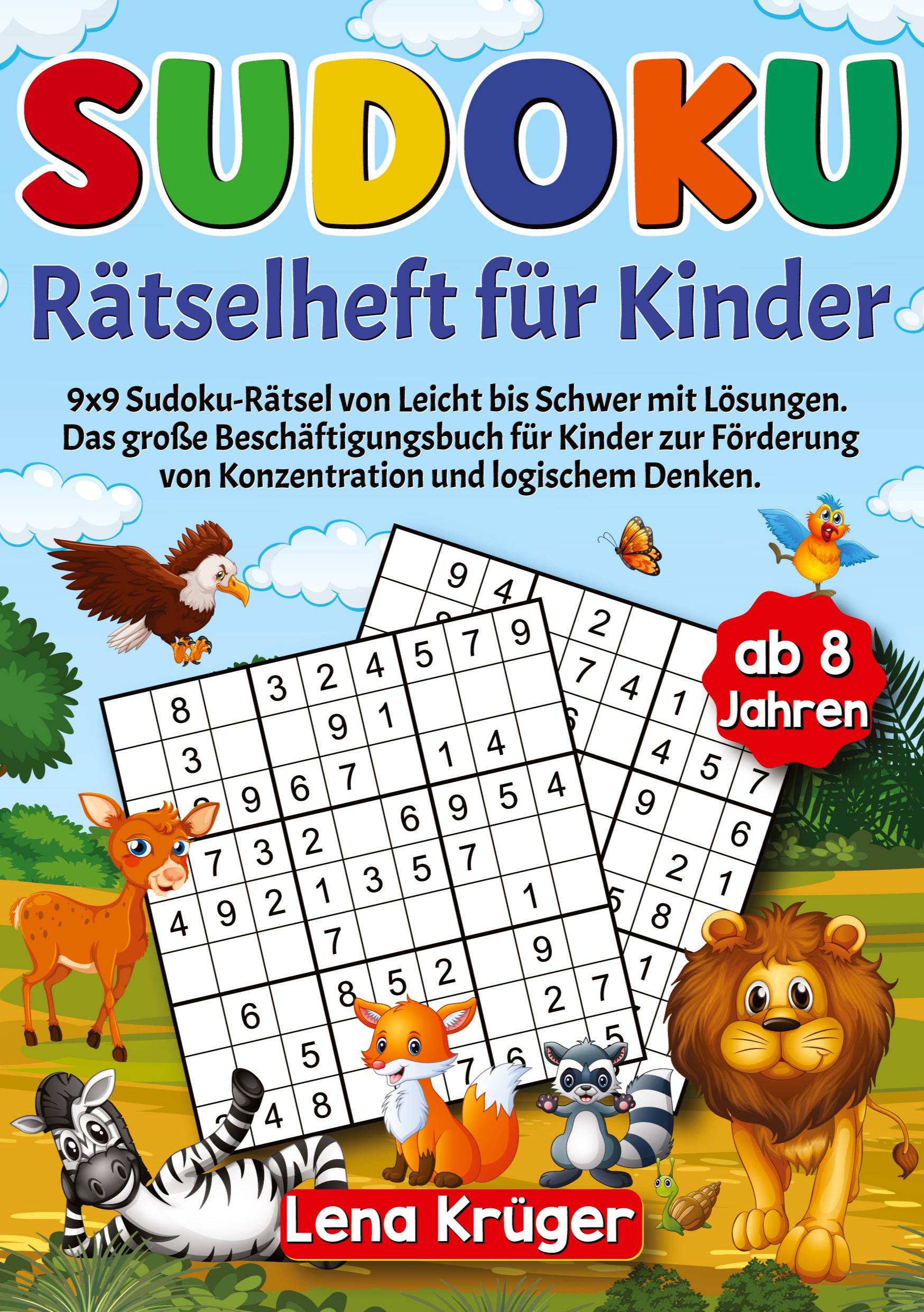 Vorderes Coverbild Sudoku Rätselheft für Kinder ab 8 Jahren