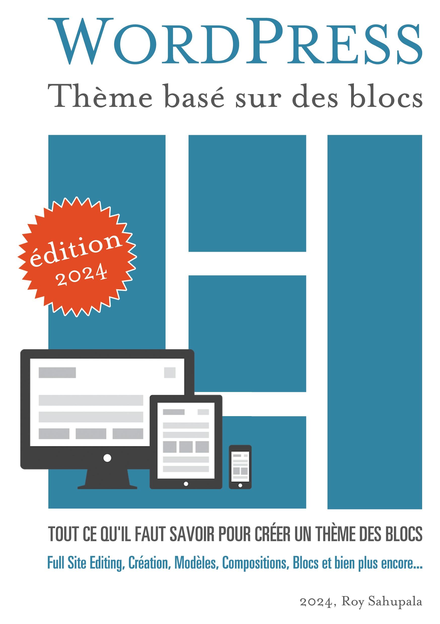 Vorderes Coverbild WordPress Thème basé sur des blocs