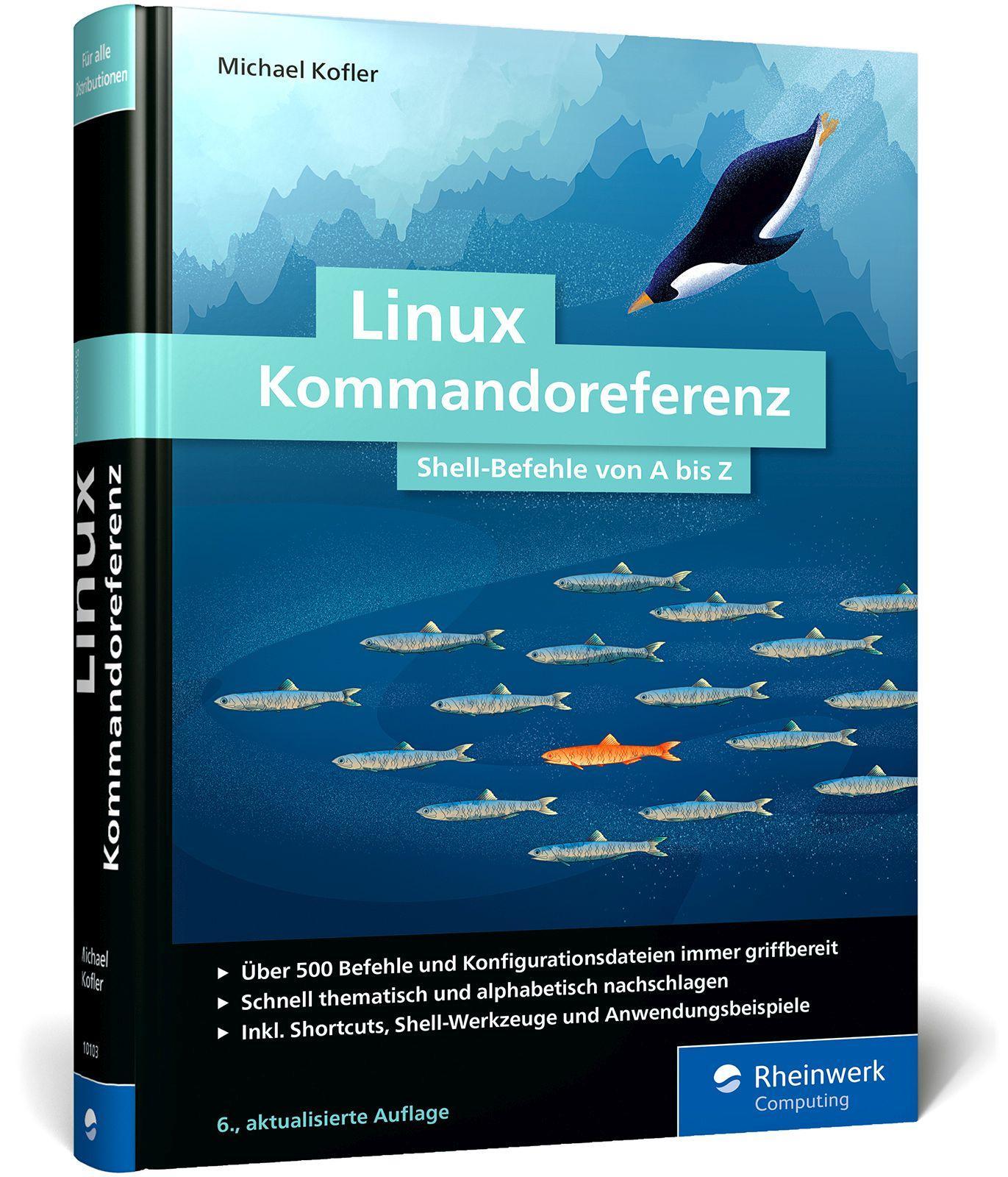 Vorderes Coverbild Linux Kommandoreferenz
