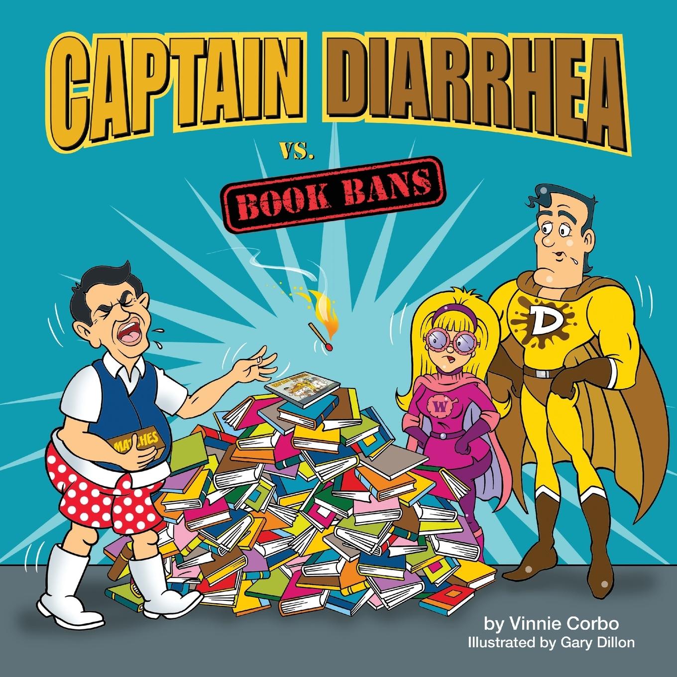 Vorderes Coverbild Captain Diarrhea vs. Book Bans