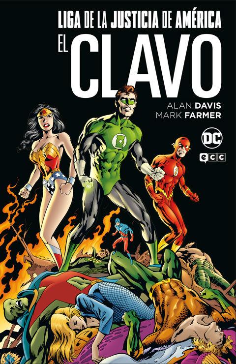 Vorderes Coverbild Liga de la justicia: El clavo (Grandes Novelas Gráficas de DC)