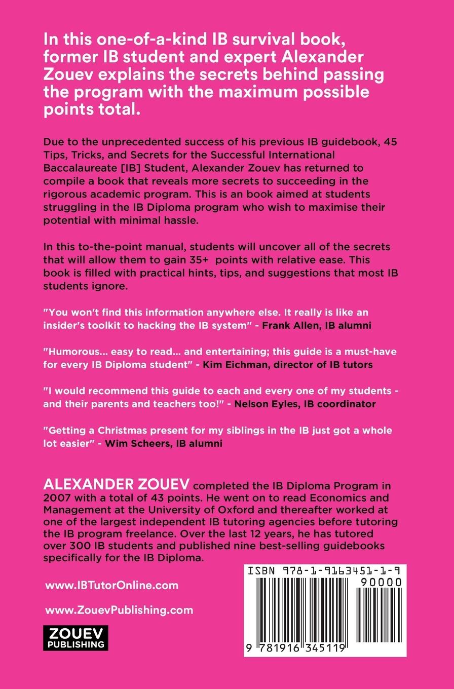 Rückseitencover The Secret Art of Passing the IB Diploma