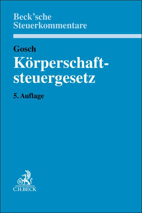 Vorderes Coverbild Körperschaftsteuergesetz