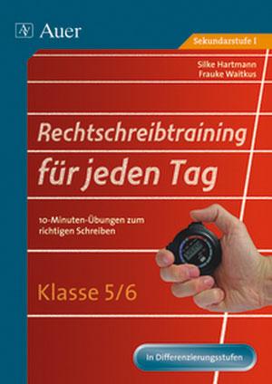 Vorderes Coverbild Rechtschreibtraining für jeden Tag, Klasse 5/6