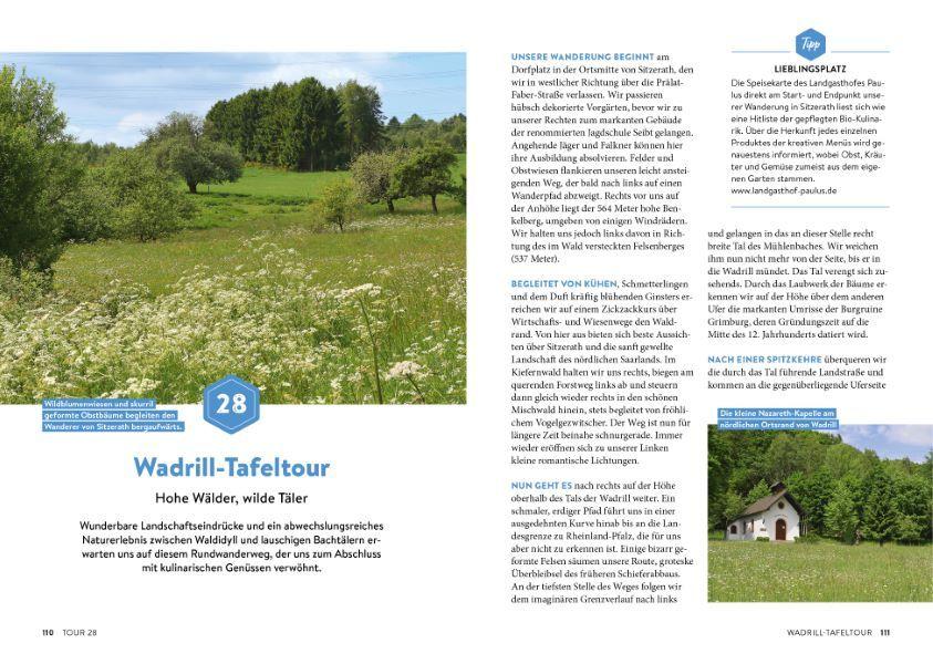 Beispielinhalt (Bild) Wanderungen für Langschläfer Saarland
