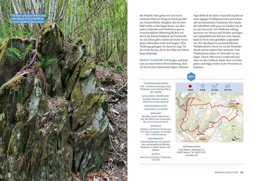 Beispielinhalt (Bild) Wanderungen für Langschläfer Saarland