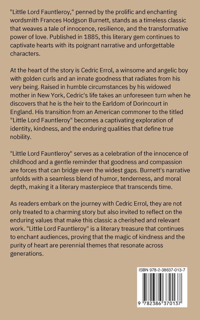 Rückseitencover Little Lord Fauntleroy (Annotated)