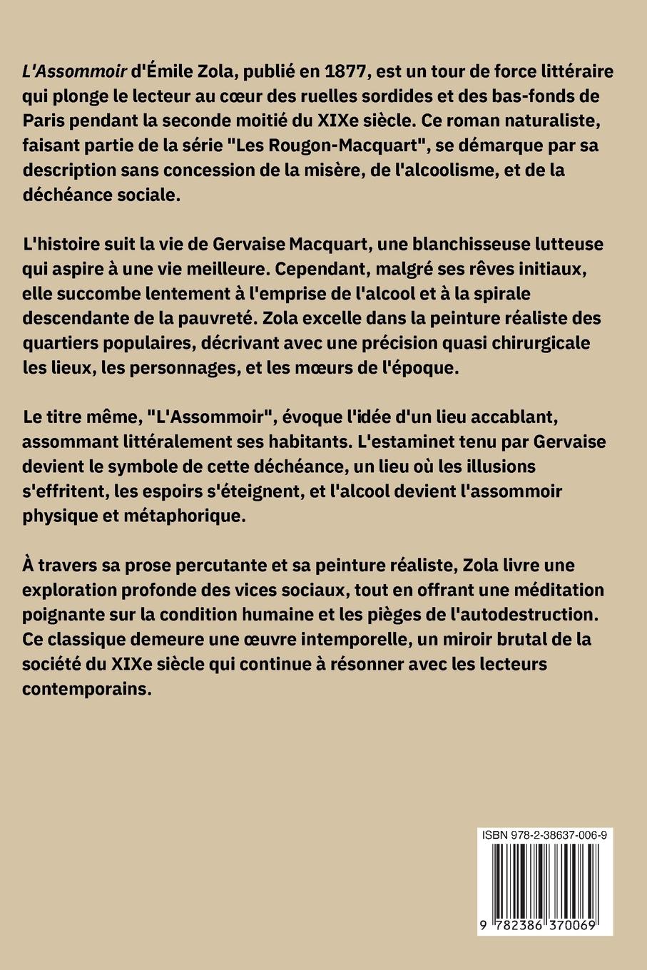 Rückseitencover L'Assommoir (Annoté)