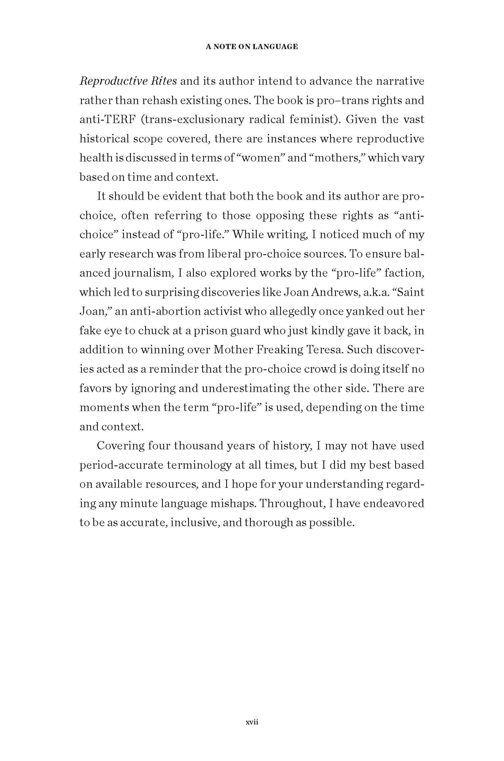 Beispielinhalt (Bild) Reproductive Rites