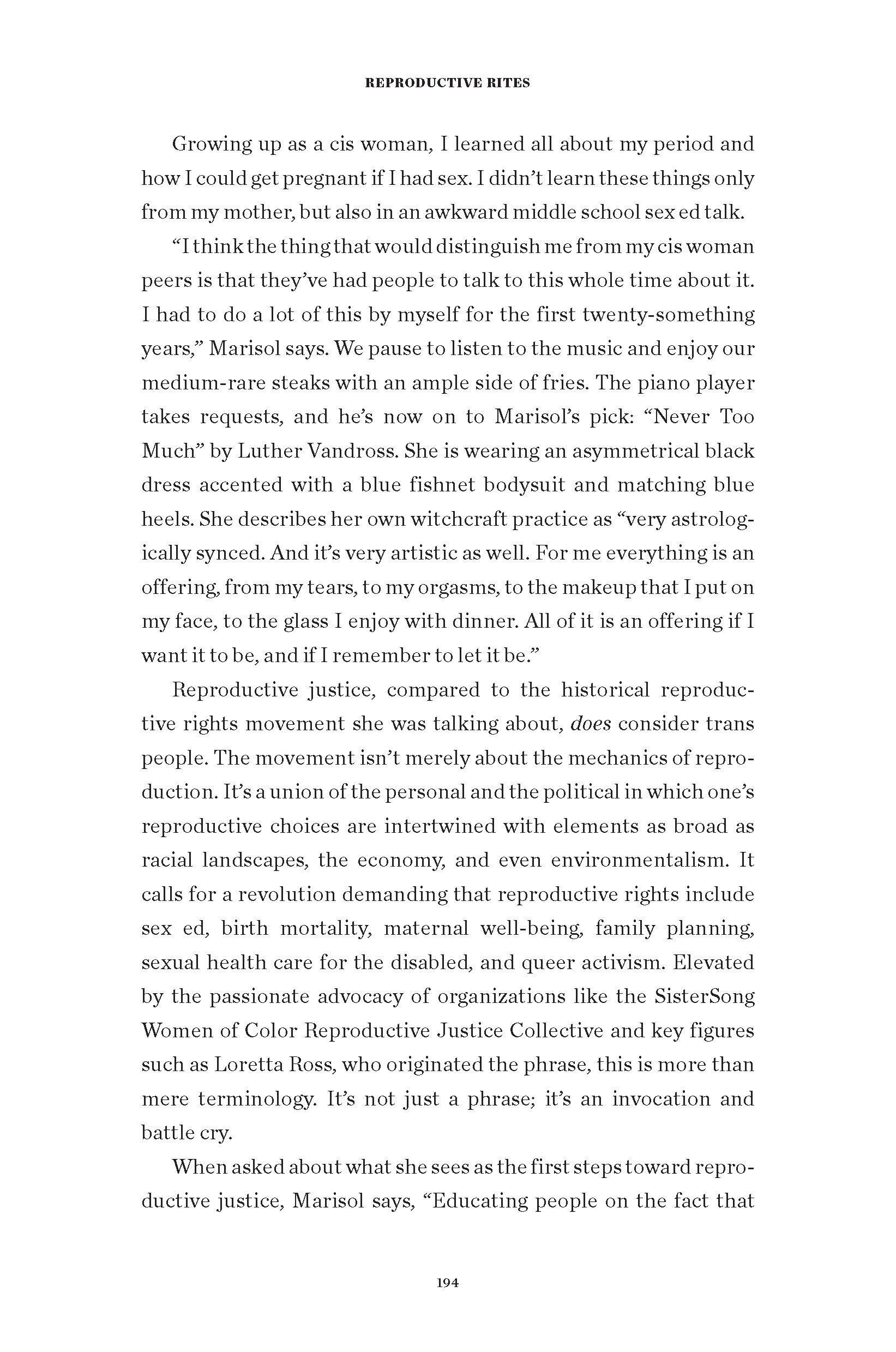 Beispielinhalt (Bild) Reproductive Rites