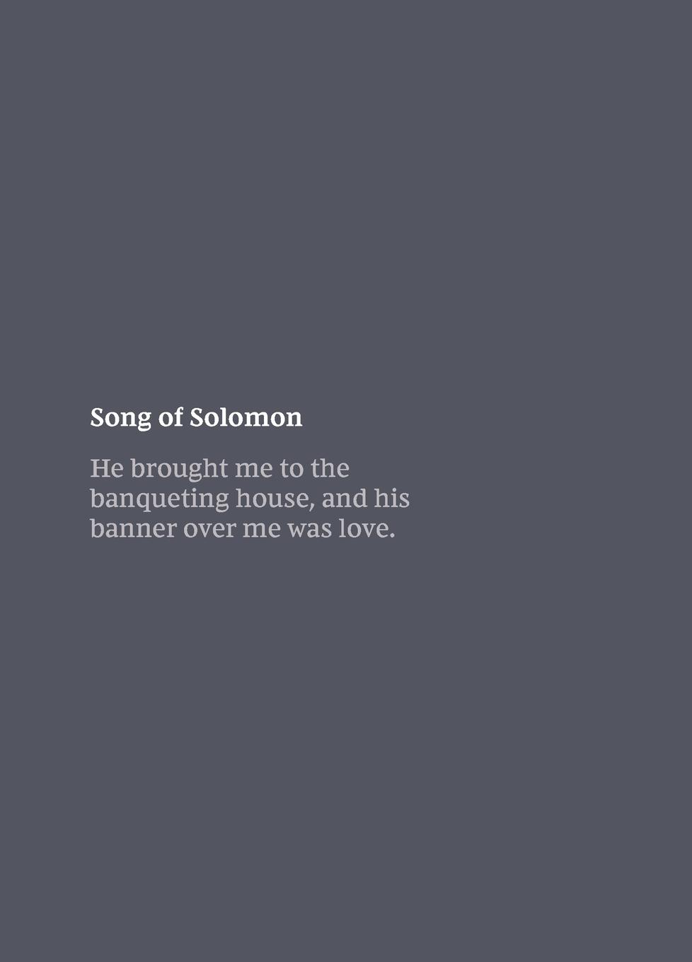 Vorderes Coverbild NKJV Bible Journal - Song of Solomon