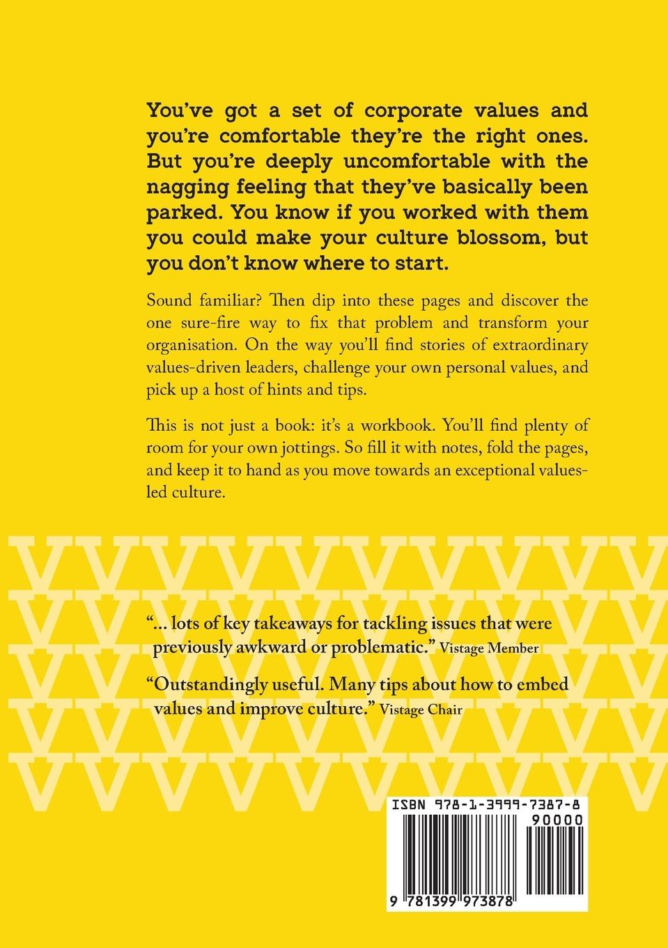 Rückseitencover Values Have Power. Use Them Well