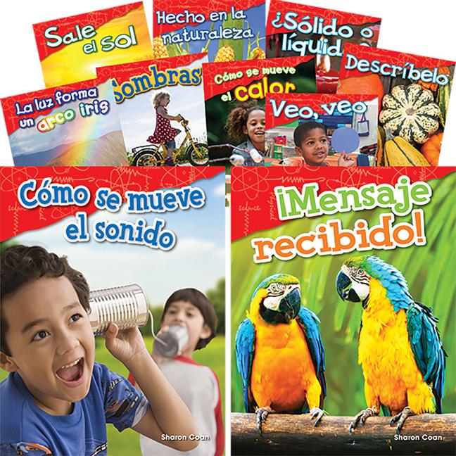 Vorderes Coverbild Let's Explore Physical Science Grades K-1 Spanish, 10-Book Set
