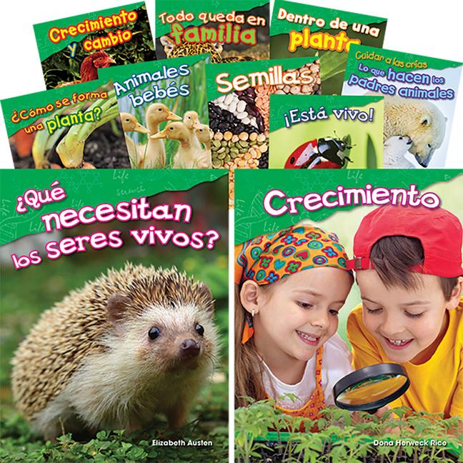 Vorderes Coverbild Let's Explore Life Science Grades K-1 Spanish, 10-Book Set