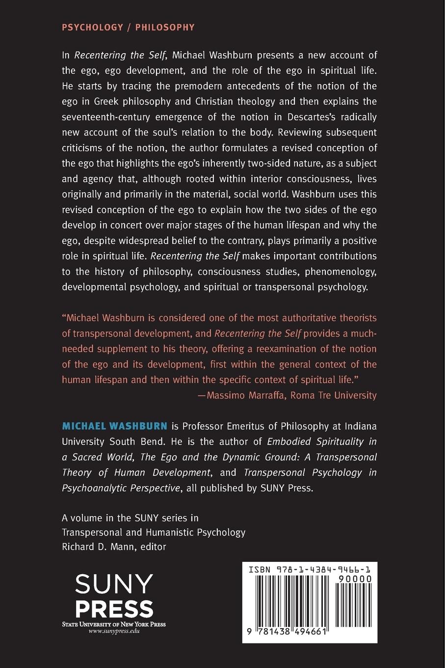 Rückseitencover Recentering the Self